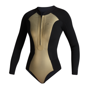 Combinaison Mystic Sway Longarm Super Shorty 2/2mm Front zip Femme 'Black Serie'  