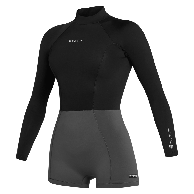 Combinaison Femme Mystic Lunar Manches Longues Shorty 2/2mm Back zip Combinaison Femme Mystic Lunar Manches Longues Shorty 2/2mm Back zip