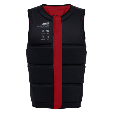 Mystic Brand Impact Vest Front zip Wake  