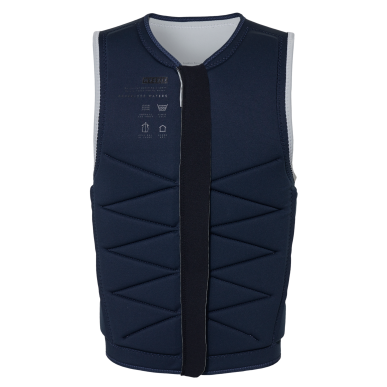 Mystic Outlaw Impact Vest Front zip Wake  