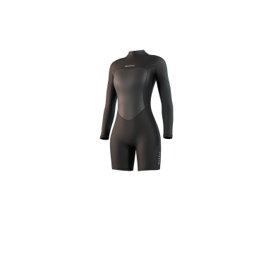 Combinaison Mystic Brand Longarm Shorty 3/2mm Back zip Flatlock Femme  