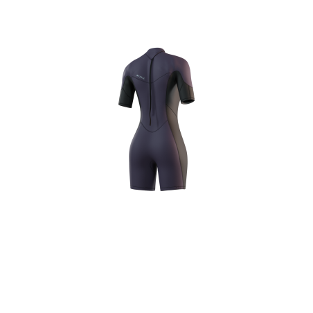 Combinaison Femme Mystic Brand Shorty 3/2mm Back zip Flatlock