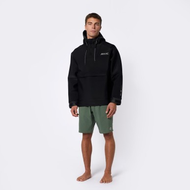 Cagoule Fury Neoprene Hoodie 3/2mm couleur:Black taille:XS