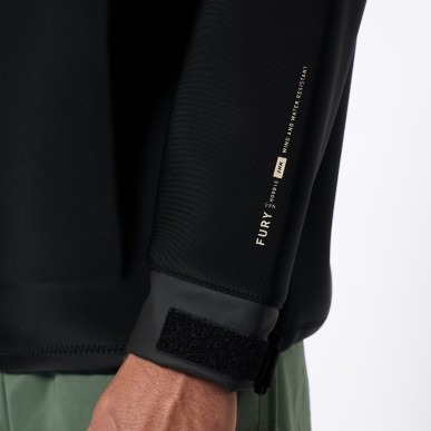 Cagoule Fury Neoprene Hoodie 3/2mm couleur:Black taille:XS