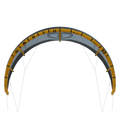  North Orbit Ultra Kite Taille:5.9m Color description:Grey