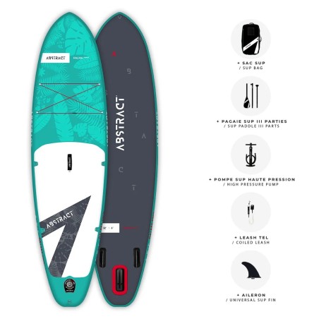 Paddle ABSTRACT Gonflable Palma Topaze 10'2