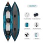 Kayak ABSTRACT gonflable Azura 375 - 2 Places Kayak ABSTRACT gonflable Azura 375 - 2 Places